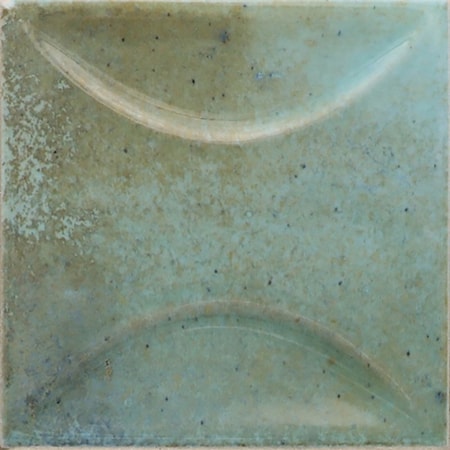 Apollo Tile Antiek 3.94 in. x 3.94 in. Glossy Blue Ceramic Square Deco Wall Tile 5.39 sq. ft./case, 50PK MOD88DESK44